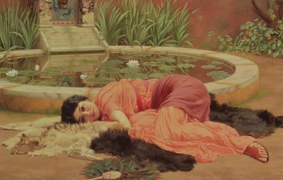 Sweet Idleness by John William Godward